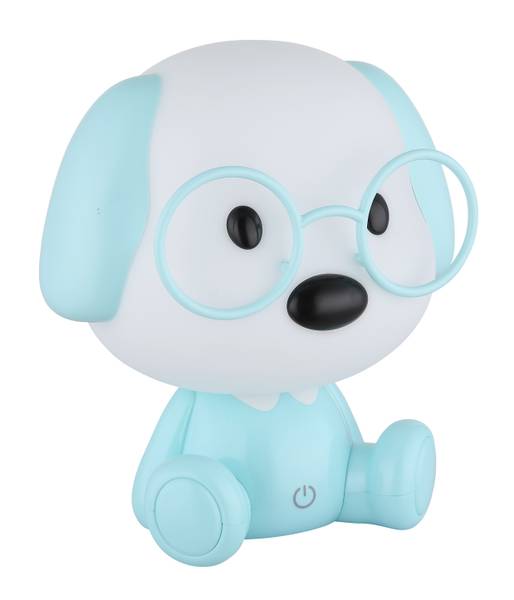 Lampada da tavolo LED Puppy Vetro acrilico - 1 punto luce - Blu