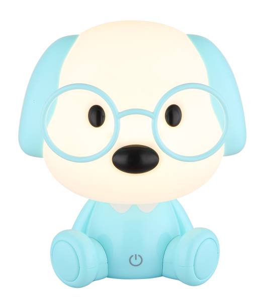 Lampada da tavolo LED Puppy Vetro acrilico - 1 punto luce - Blu