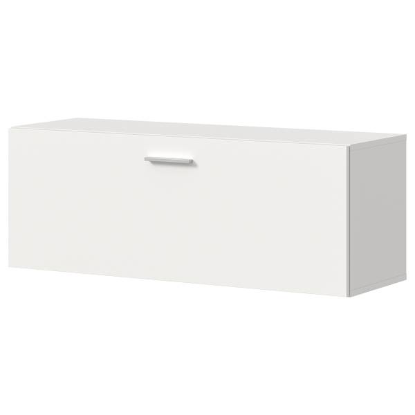 Commode murale Maozi Blanc - Largeur : 104 cm