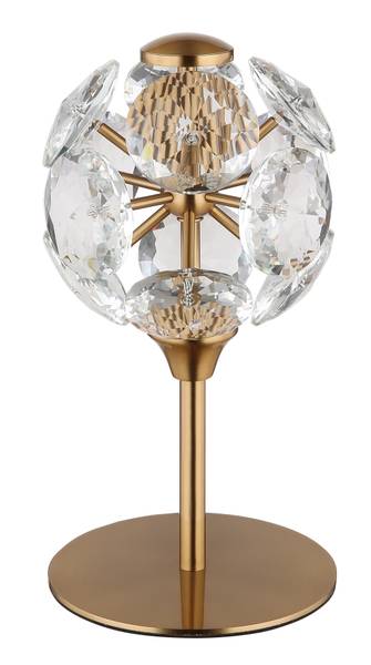 Lampada da tavolo LED Virina Cristallo / Ferro - 1 punti luce - Dorato