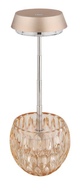 Lampada da tavolo LED Virina Vetro acrilico / Vetro colorato - 1 punto luce - Rame