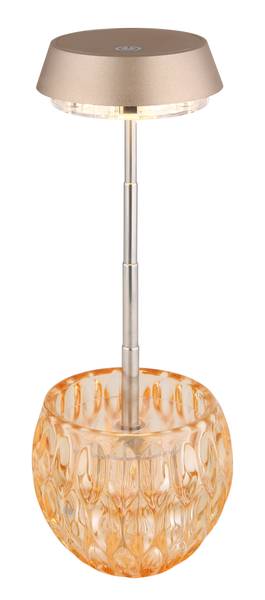 Lampada da tavolo LED Virina Vetro acrilico / Vetro colorato - 1 punto luce - Rame