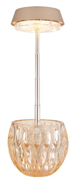 Lampada da tavolo LED Virina Vetro acrilico / Vetro colorato - 1 punto luce - Rame