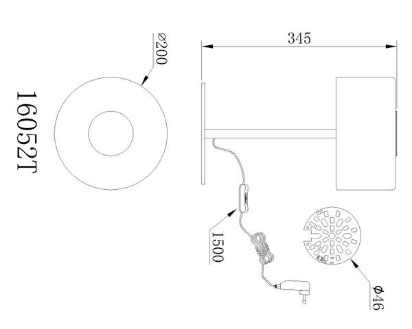 Lampe de table LED Trenton Verre opalin / Fer - 1 ampoule