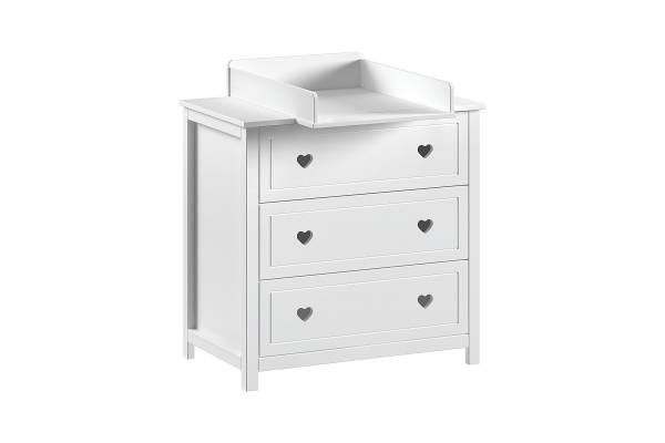 Babyzimmer Amori 3-teilig Weiß / Kiefer Weiß