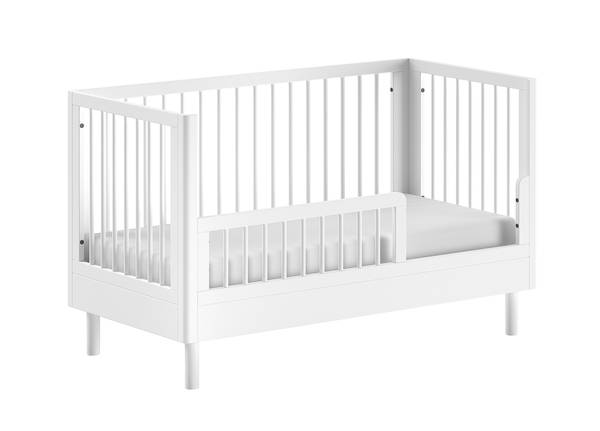 Babyzimmer Forrest 3-teilig - Kommode Buche massiv - Weiß