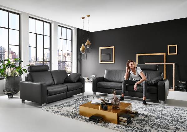 2,5 Sitzer Sofa SC Vital Funktion links - Kopfstütze verstellbar