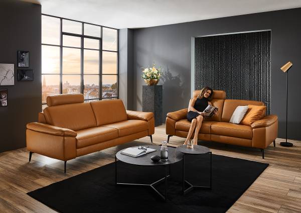 2,5 Sitzer Sofa SC Pure Funktion links - Kopfstütze verstellbar