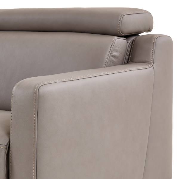 Divano SC Plus funzione relax opz. Longchair preimpostata a sinistra - Poggiatesta regolabile