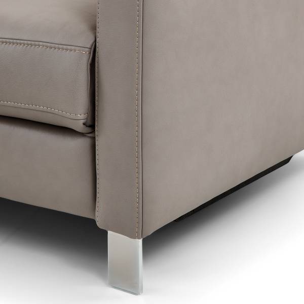 Divano SC Plus funzione relax opz. Longchair preimpostata a sinistra - Poggiatesta regolabile