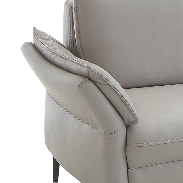 Divano Bern con funzione relax opz. Longchair preimpostata a destra - Poggiatesta regolabile