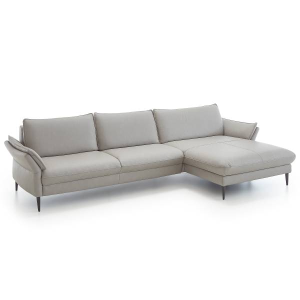Ecksofa Bern mit opt. Relaxfunktion Longchair davorstehend rechts - Keine Funktion