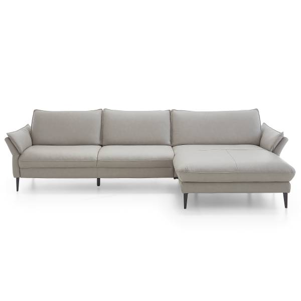 Ecksofa Bern mit opt. Relaxfunktion Longchair davorstehend rechts - Keine Funktion