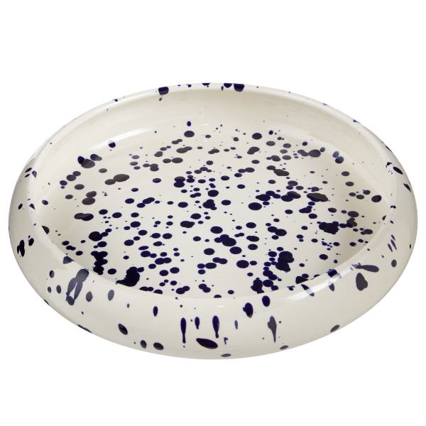 Piatto fondo BOOGY SPLASH Grès - Blu scuro