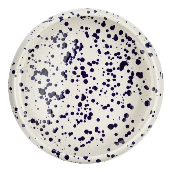 Piatto fondo BOOGY SPLASH Grès - Blu scuro