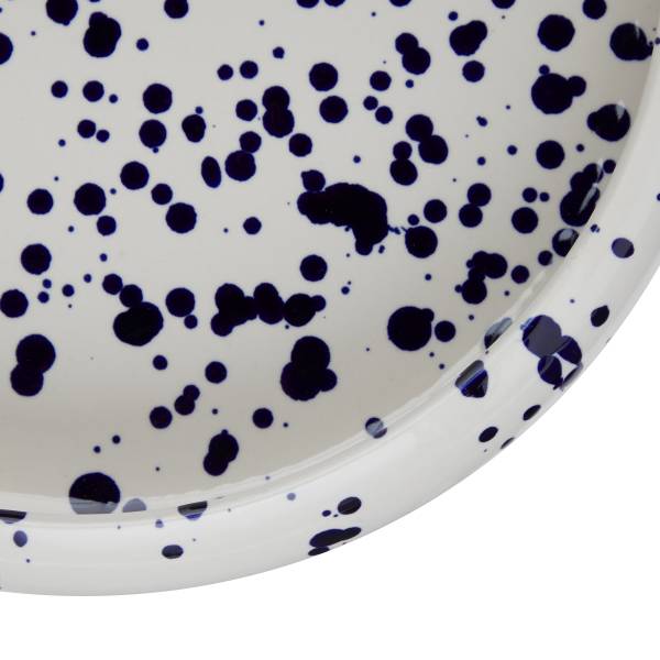 Piatto fondo BOOGY SPLASH Grès - Blu scuro