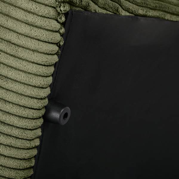 Canapé-lit SKANA Velours côtelé Naris: Vert