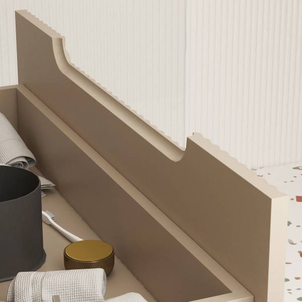Waschtischunterschrank COLORIA 80 cm Taupe
