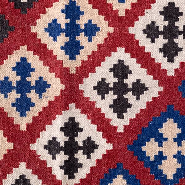 Tappeto a pelo corto Rami Lana / Cotone - Multicolore - 160 x 230 cm