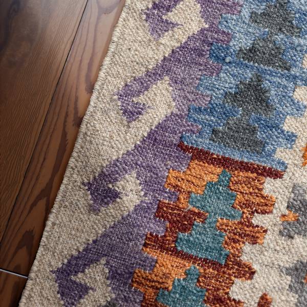 Tappeto a pelo corto Oasis Lana / Cotone - Multicolore - 160 x 230 cm