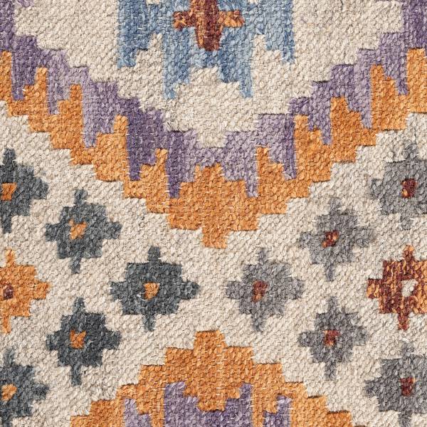 Tappeto a pelo corto Oasis Lana / Cotone - Multicolore - 160 x 230 cm