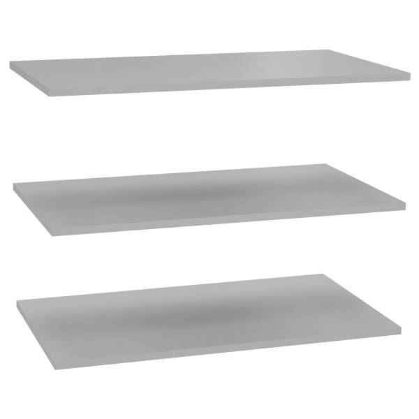 Étagères Adaway - Lot de 3 Gris - 73 x 1.5 cm