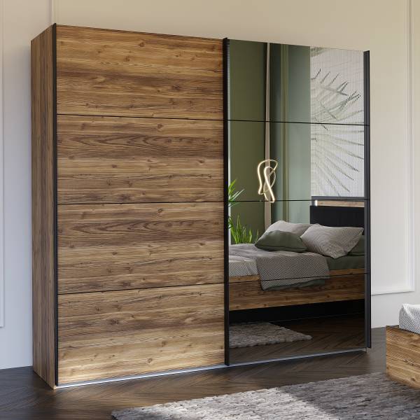 Schwebetürenschrank Vallegrande Schlammeiche Dekor