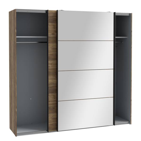 Schwebetürenschrank Vallegrande Schlammeiche Dekor