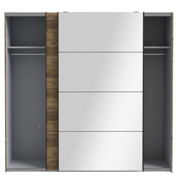 Schwebetürenschrank Vallegrande Schlammeiche Dekor