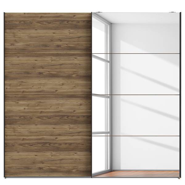 Schwebetürenschrank Vallegrande Schlammeiche Dekor