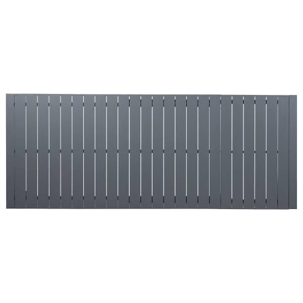 Ausziehbarer Gartentisch Yuvo Aluminium - Anthrazit