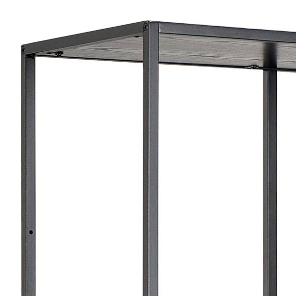 Regal Coogee mit 2 Schubladen Esche Schwarz Dekor / Schwarz