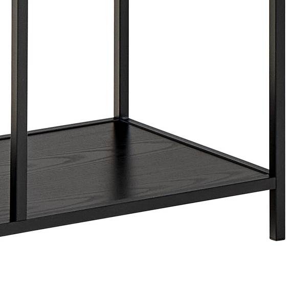 Regal Coogee mit 2 Schubladen Esche Schwarz Dekor / Schwarz