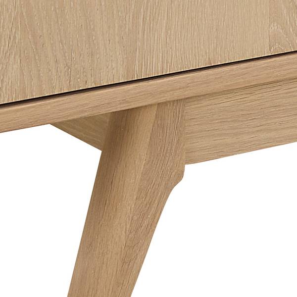 Madia di legno impiallacciato Meja rovere chiaro