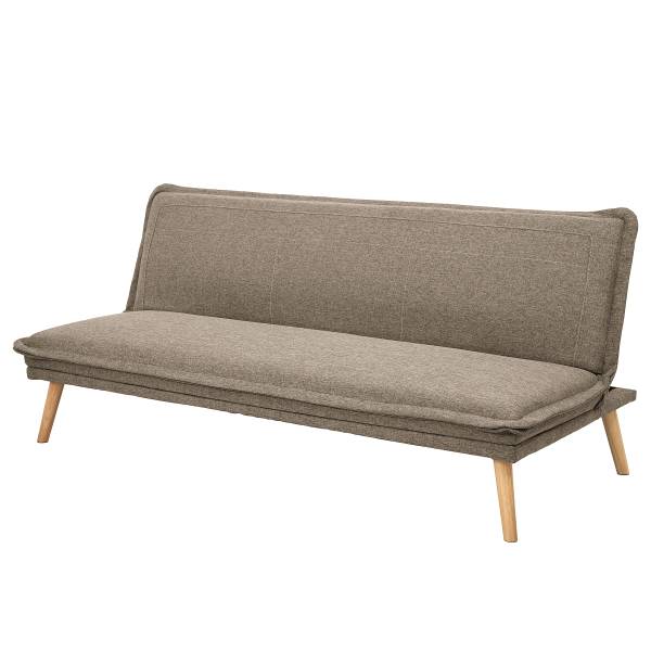Schlafsofa TILKA Webstoff Mavie: Taupe