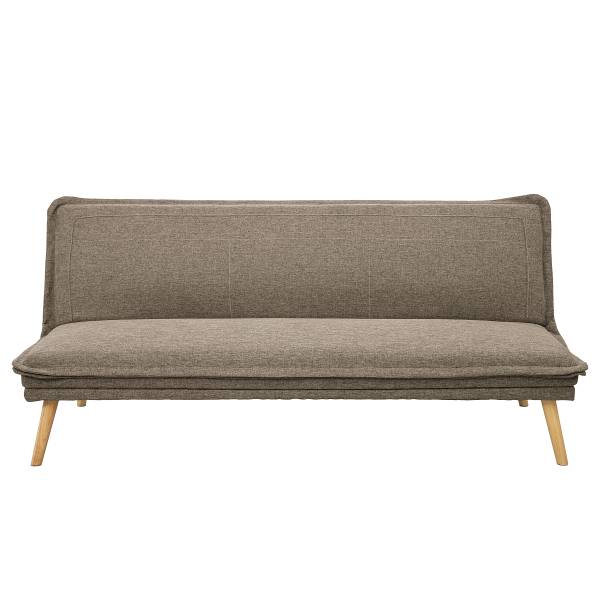 Schlafsofa TILKA Webstoff Mavie: Taupe