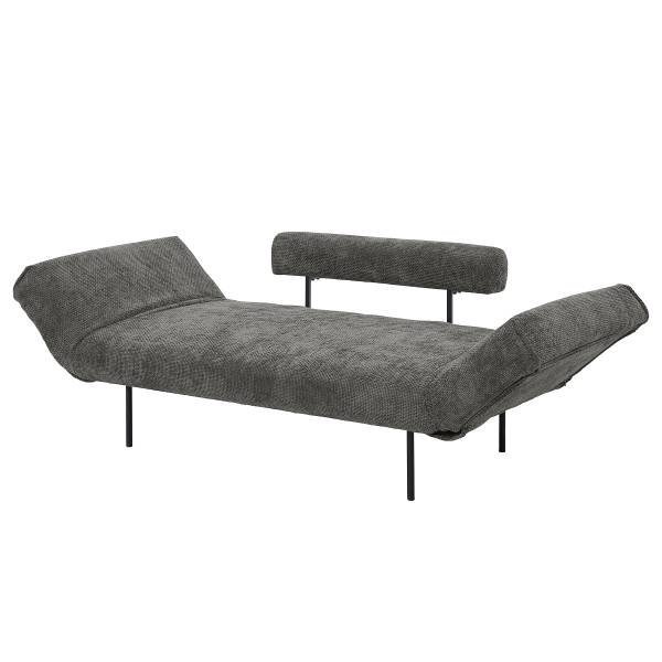 Schlafsofa ABRON Chenille Francie: Dunkelgrau