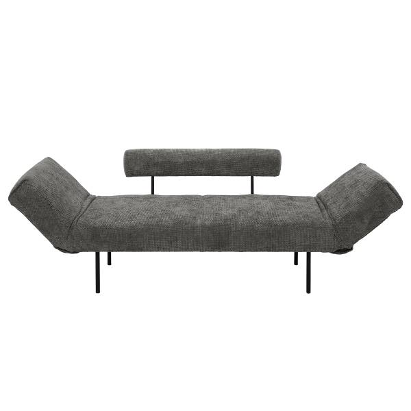 Schlafsofa ABRON Chenille Francie: Dunkelgrau