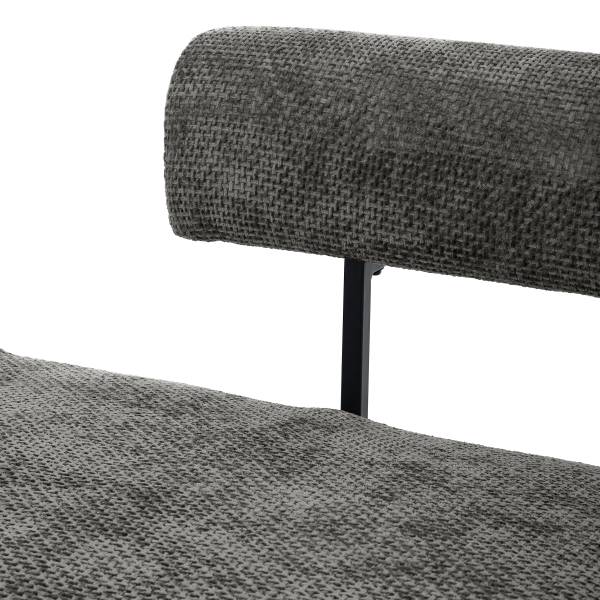 Schlafsofa ABRON Chenille Francie: Dunkelgrau