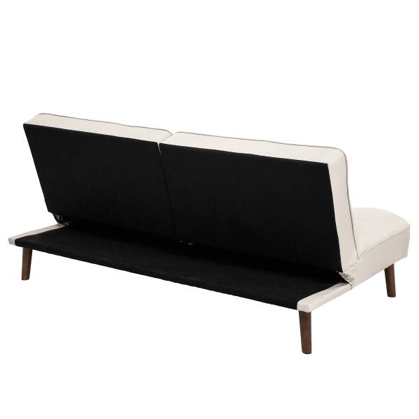 Schlafsofa ELVOA Webstoff Xana: Silber