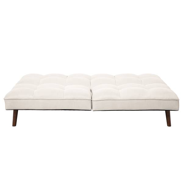 Schlafsofa ELVOA Webstoff Xana: Silber