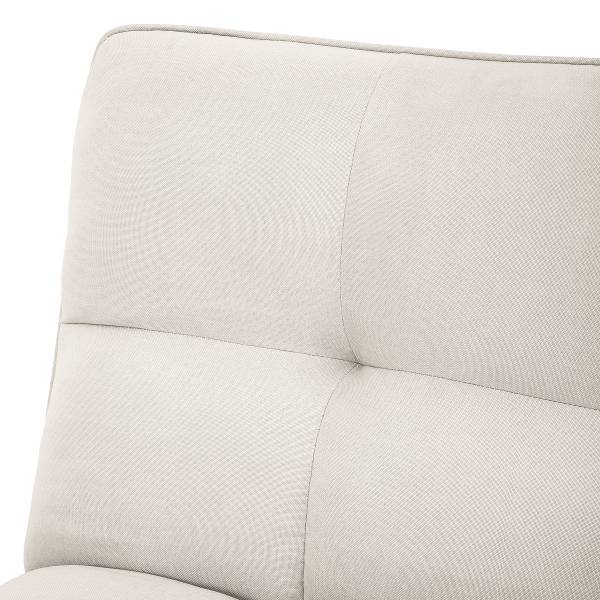 Schlafsofa ELVOA Webstoff Xana: Silber