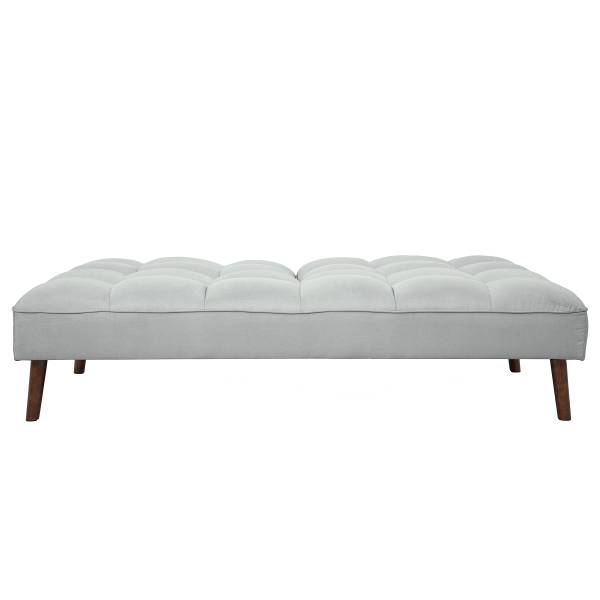 Divano letto ELVOA Tessuto Xana: grigio