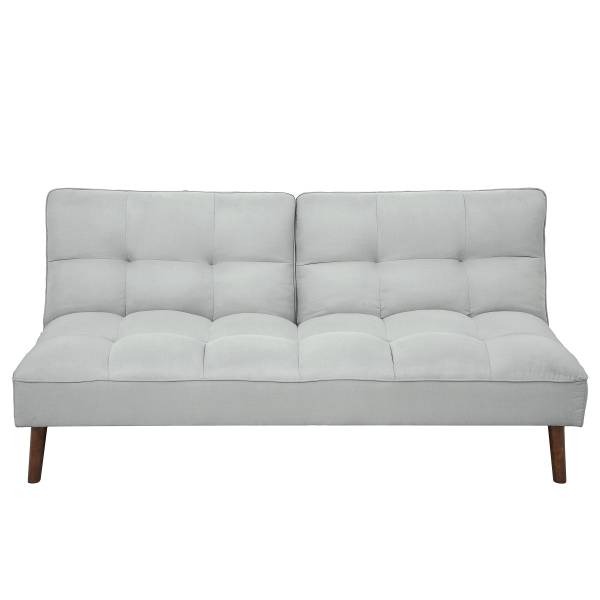 Divano letto ELVOA Tessuto Xana: grigio