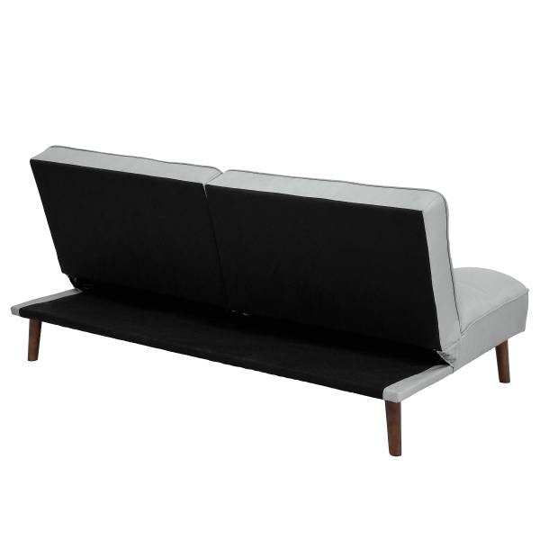 Divano letto ELVOA Tessuto Xana: grigio