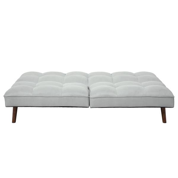 Divano letto ELVOA Tessuto Xana: grigio