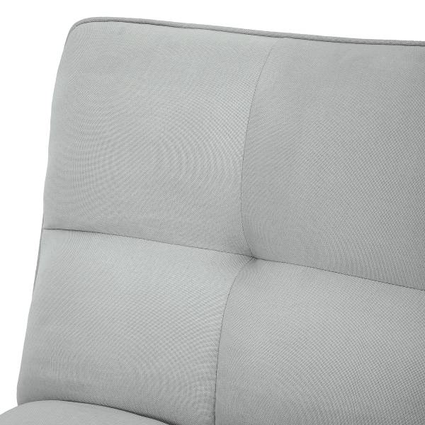 Divano letto ELVOA Tessuto Xana: grigio