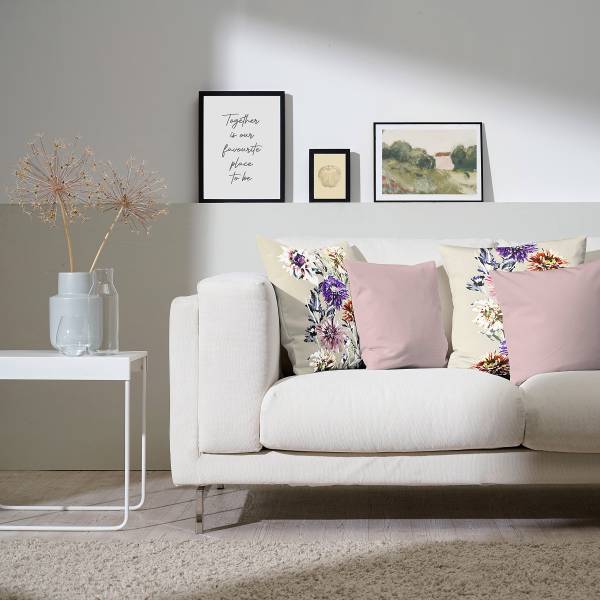 Federa per cuscino 3404 tessuto misto - Beige