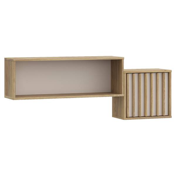 Scaffale da parete Tikano Cashmere / Effetto rovere