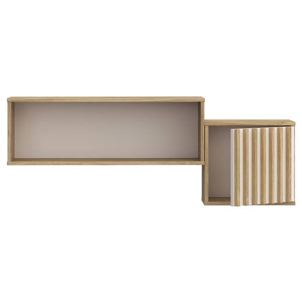 Scaffale da parete Tikano Cashmere / Effetto rovere